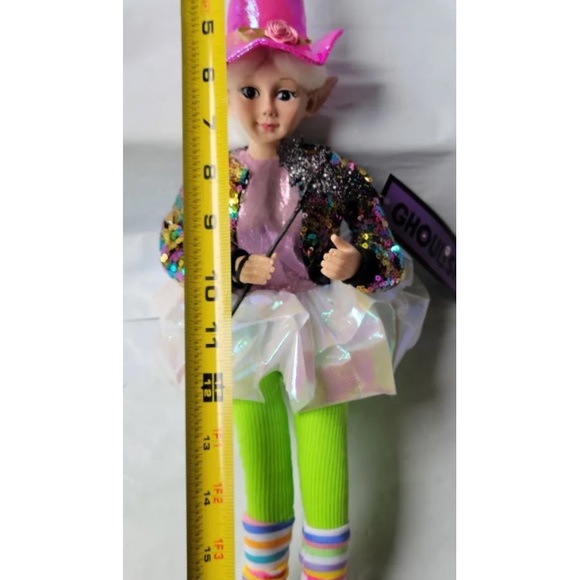 Halloween Elf Shelf Sitter Posable Doll Mantel Decor Top...